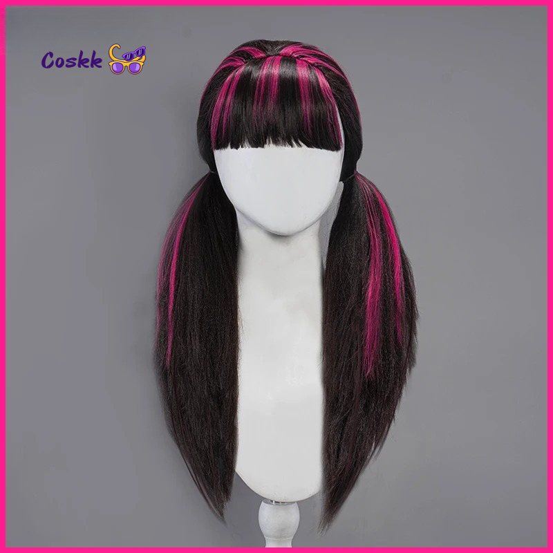 Anime Cosplay Wig Heat Resistant - Draculauraa Cosplay Wig Long Hair 60CM