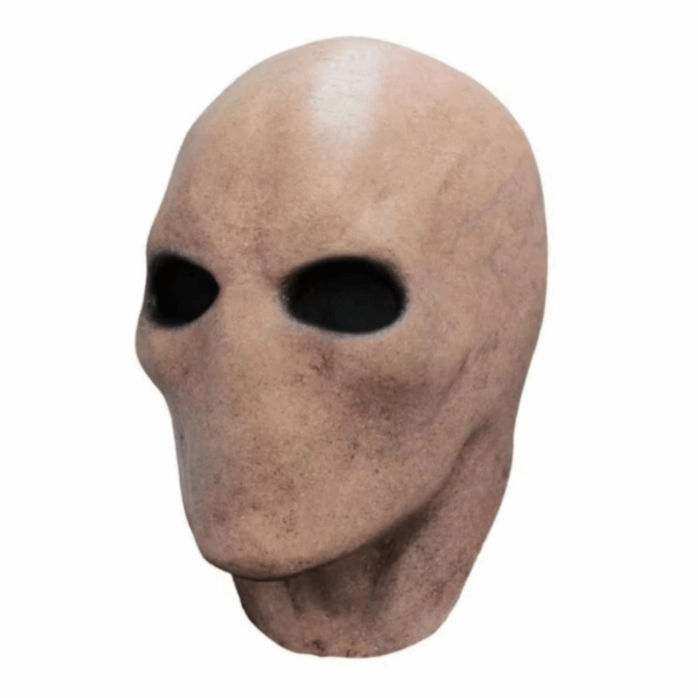 Latex Alien Mask Realistic - Faceless Man Halloween Slenderman Mask Non-toxic