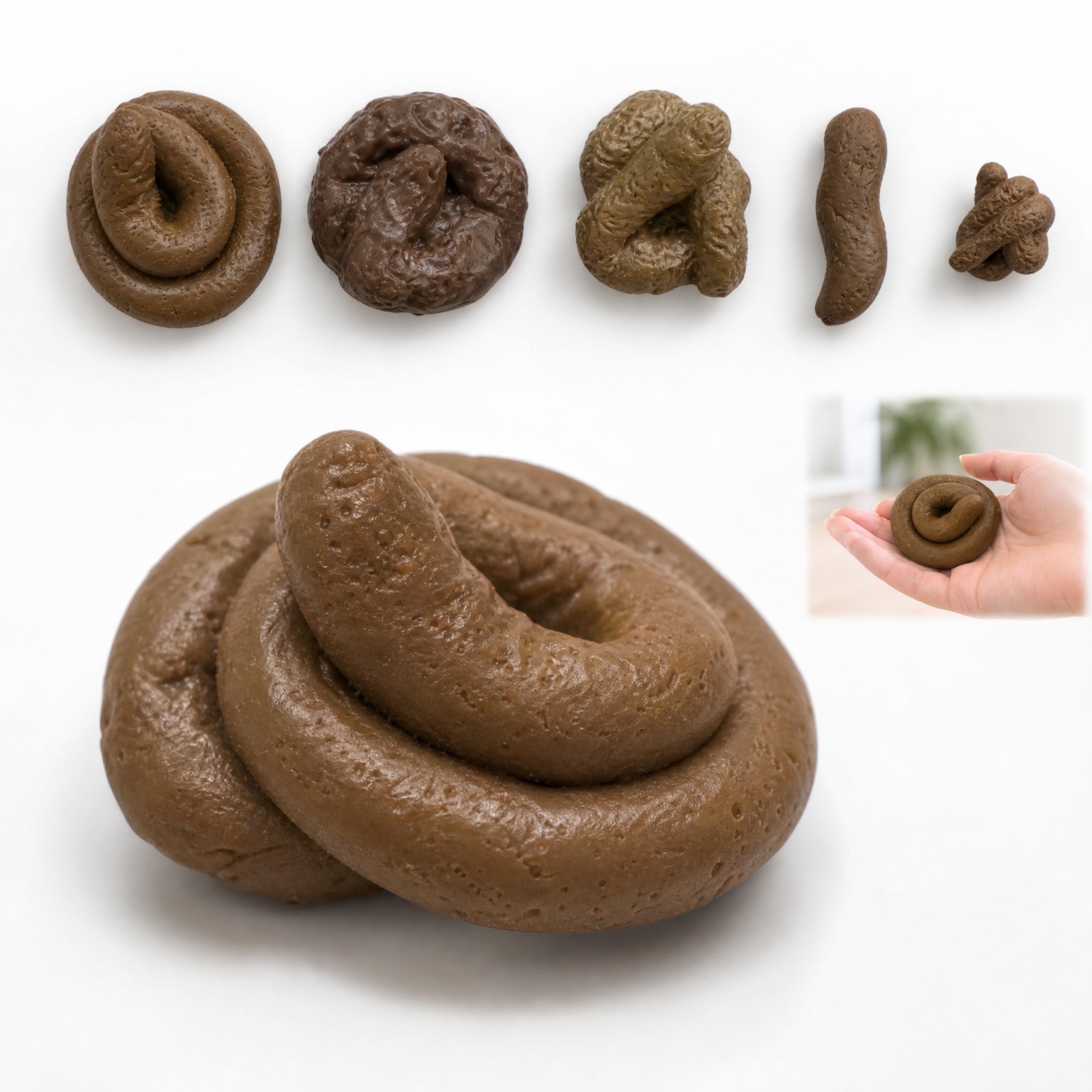 Fake Poop Gag Gift - Realistic Shit Safe And Soft Plastic