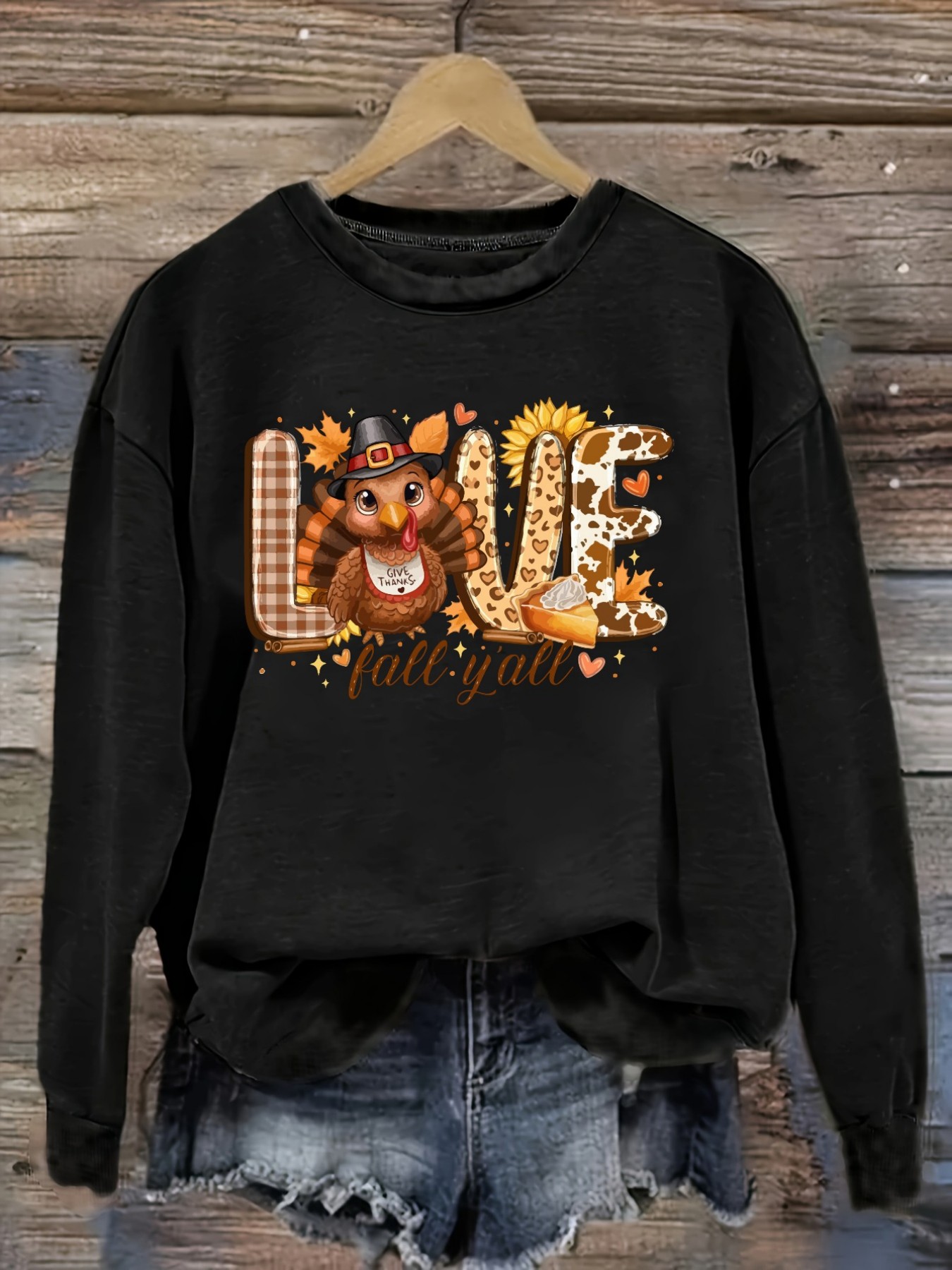 Costumes - Women's Casual Long Sleeve Crew Neck