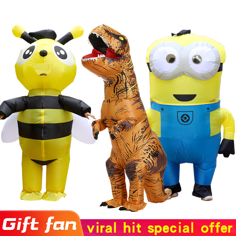 Inflatable Dinosaur Costume Adult - Men's and Women's Inflatable Mouse Party