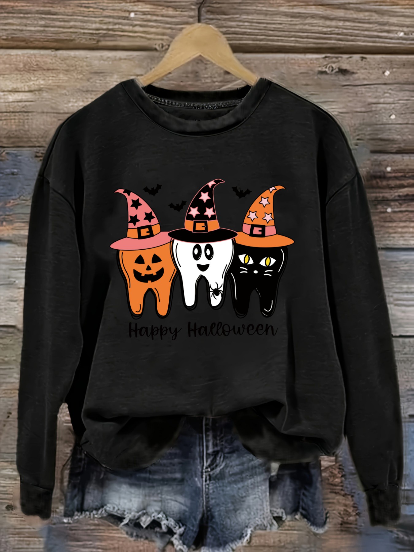 Costumes - Women's Casual Long Sleeve Crew Neck