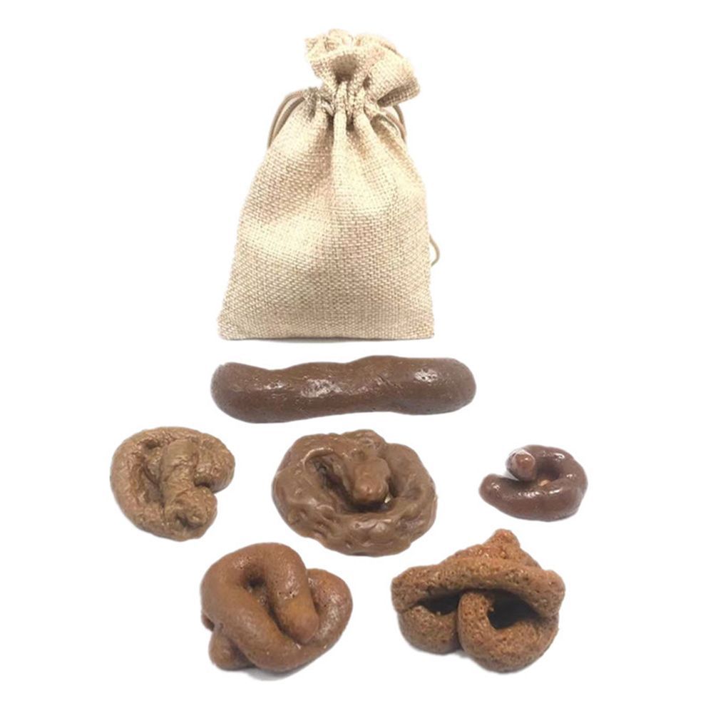 Fake Poop Gag Gift - 6Pcs Set April Fool's Day Fake