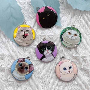 10pcs cartoon animal cat ename - Party Supplies recension och pris
