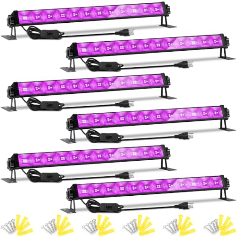 4W Pack LED Black Light Bar, B - Party Supplies recension och pris
