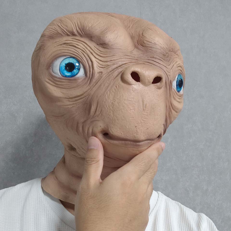 Realistic ET Alien Latex Mask  - Latex Alien Mask Realistic recension och pris