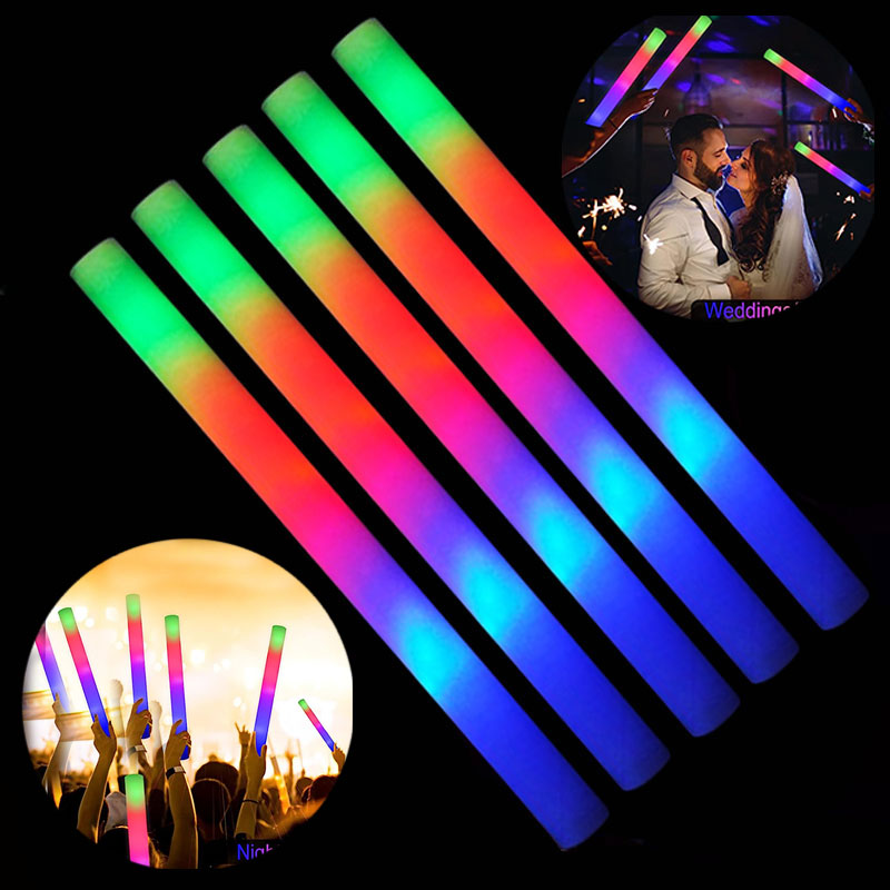 30/60pcs LED Glow Foam Stick F - Flashing Led Foam Sticks Party recension och pris