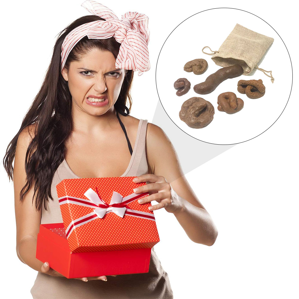 6Pcs/Set Poop Prank Toy Differ - Fake Poop Gag Gift recension och pris