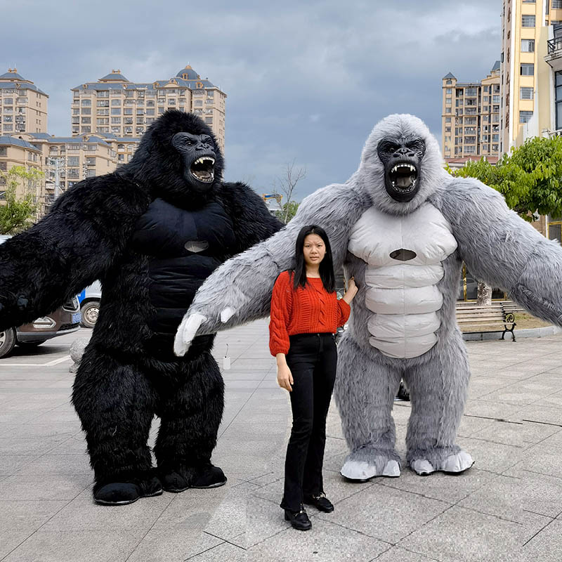 Real Life Inflatable Gorilla M - Inflatable Dinosaur Costume Adult recension och pris