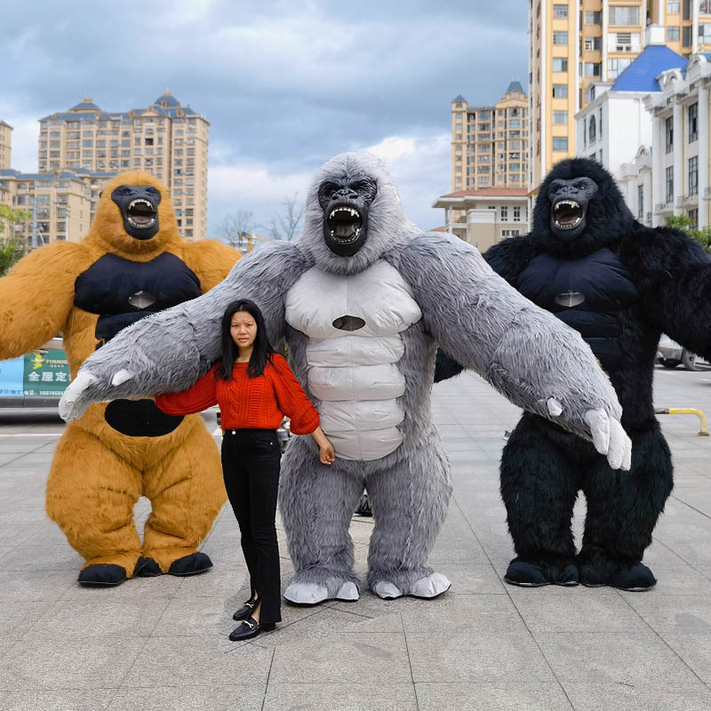 Real Life Inflatable Gorilla M - Inflatable Dinosaur Costume Adult recension och pris