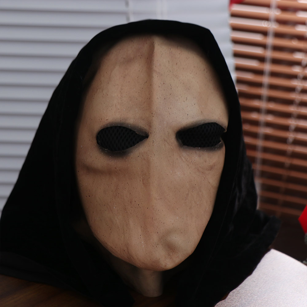 Faceless Man Halloween Slender - Latex Alien Mask Realistic recension och pris