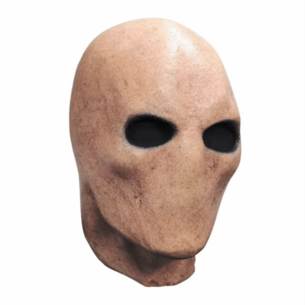 Faceless Man Halloween Slender - Latex Alien Mask Realistic recension och pris