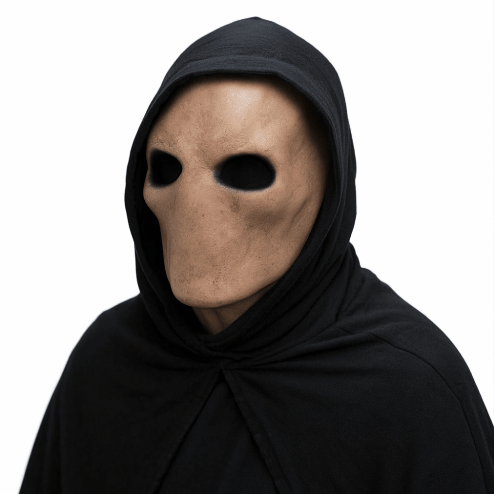 Faceless Man Halloween Slender - Latex Alien Mask Realistic recension och pris