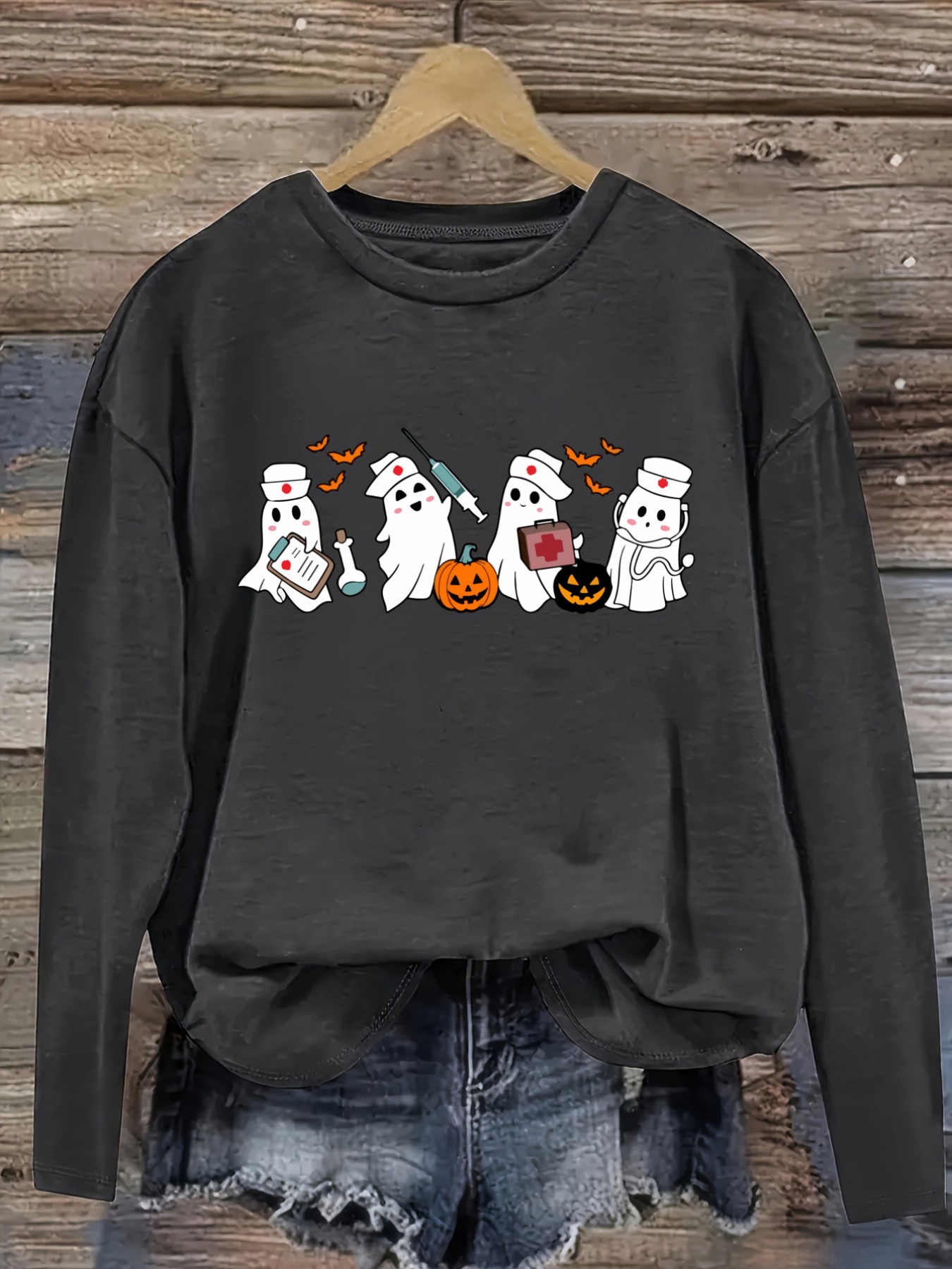 Women's Casual Long Sleeve Cre - Costumes recension och pris
