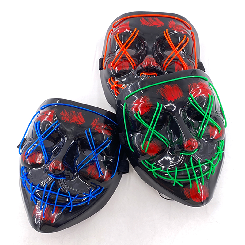 Wholesale 10pcs Masque LED Pur - Led Purge Mask Halloween recension och pris