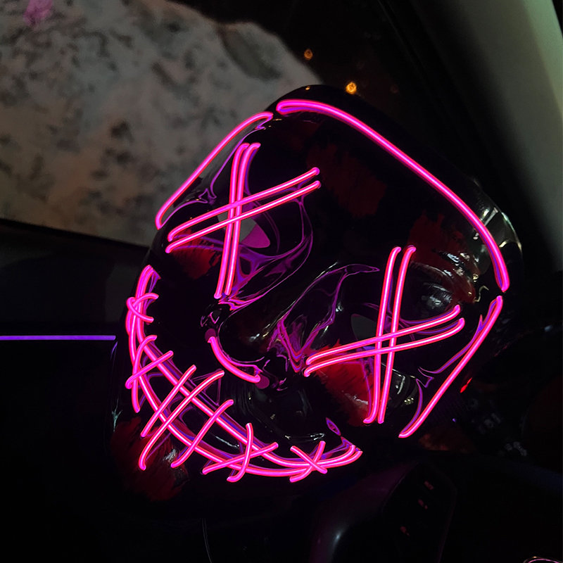 Wholesale 10pcs Masque LED Pur - Led Purge Mask Halloween recension och pris