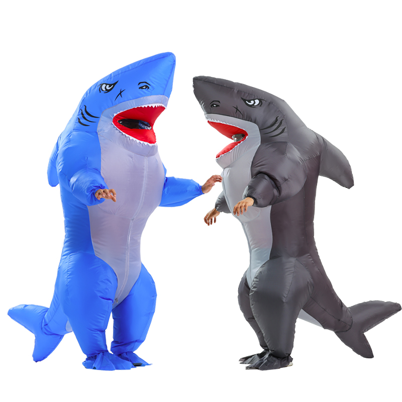 Inflatable Muscle Shark Costum - Inflatable Dinosaur Costume Adult recension och pris
