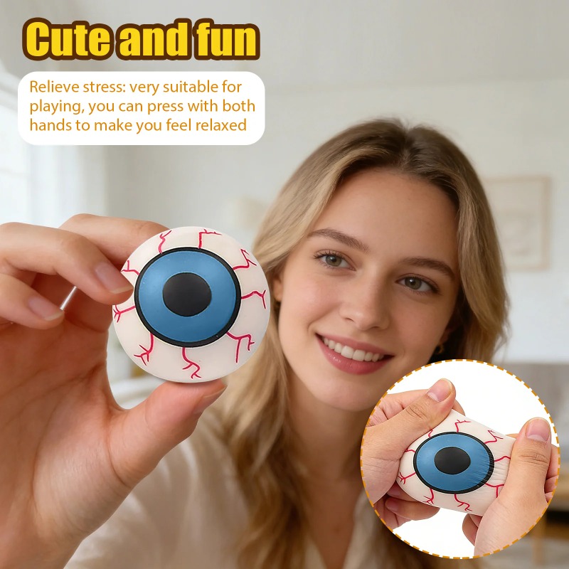 Hot Sale Scary Eyeball Stress  - Prank Toys recension och pris