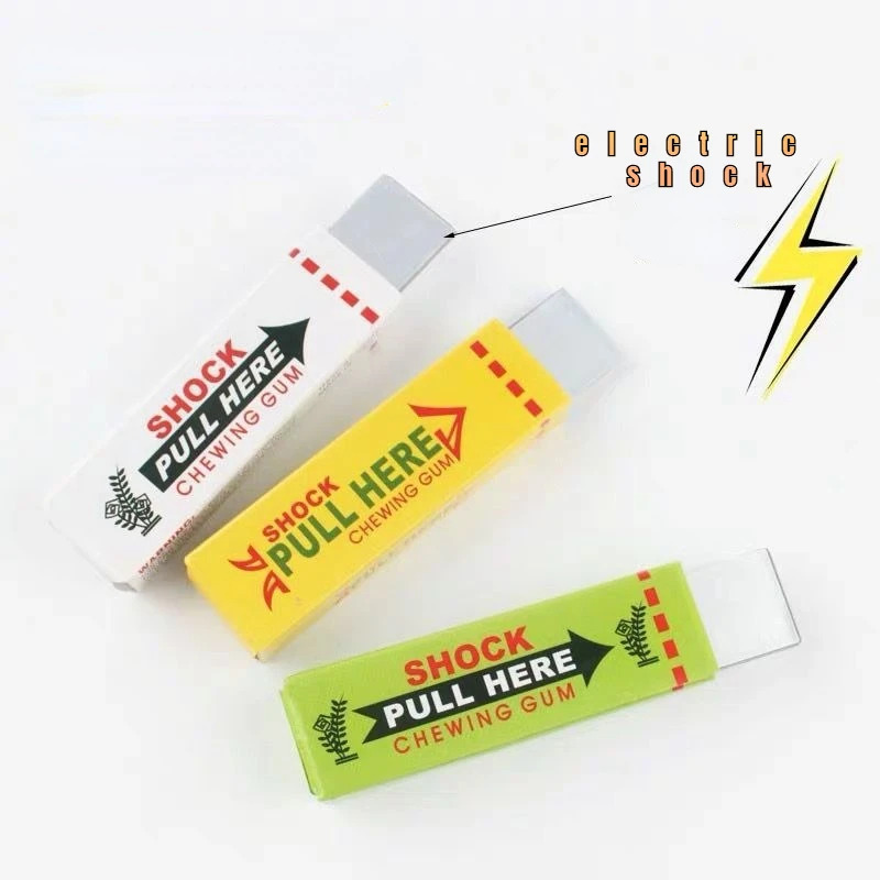 Electric Shock Joke Chewing Gu - Shock Pen Prank Toy recension och pris