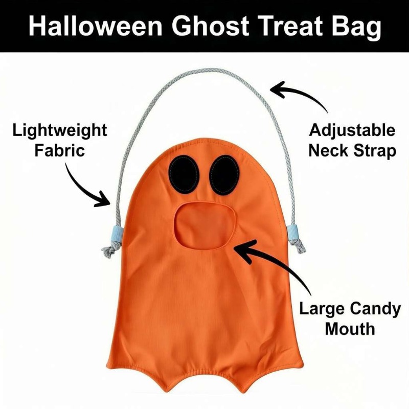 Folding Halloween Ghost Candy  - Party Supplies recension och pris