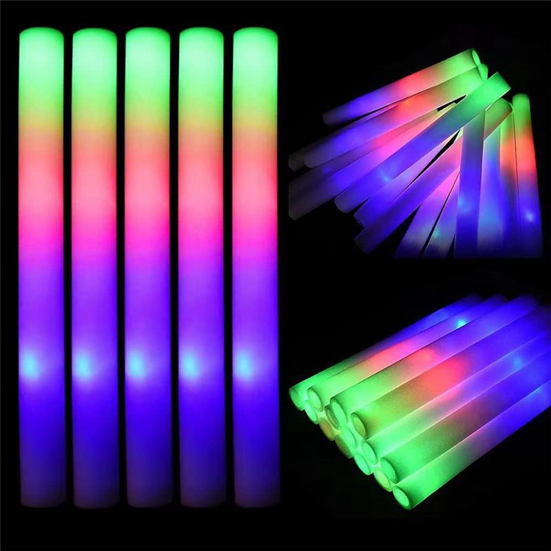 A75K Glow Sticks Bulk, LED Foa - Flashing Led Foam Sticks Party recension och pris