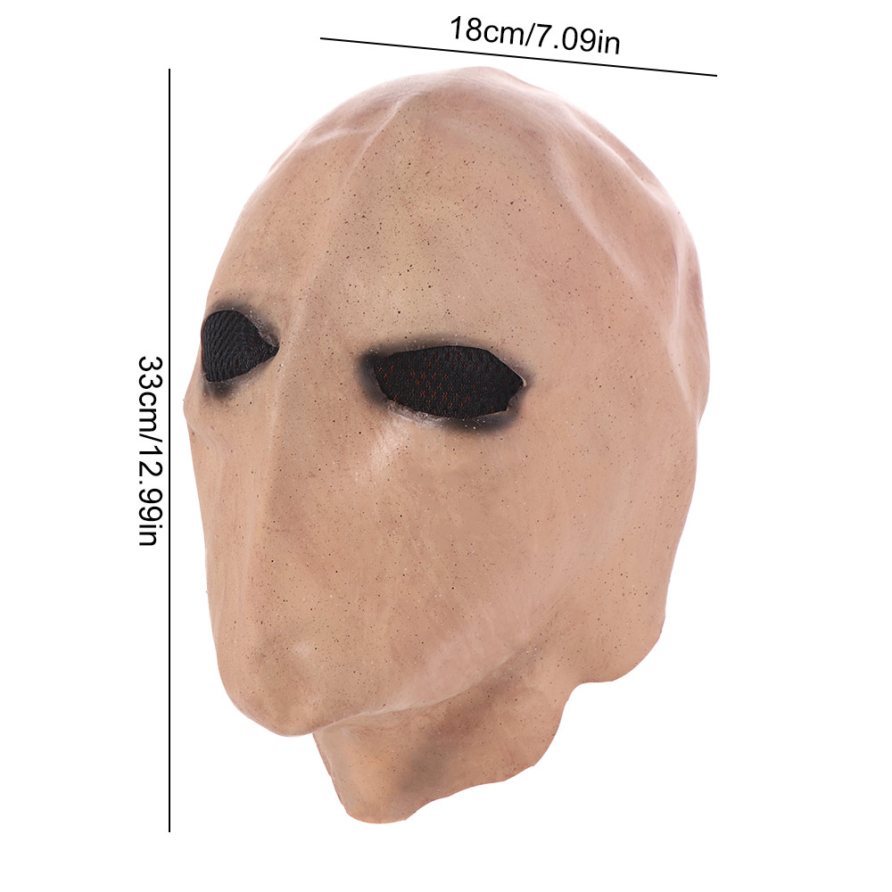 Faceless Man Halloween Slender - Latex Alien Mask Realistic recension och pris