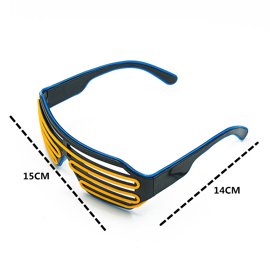 Glowing Glasses LED Gafas Lumi - Glow In The Dark Party Glasses recension och pris