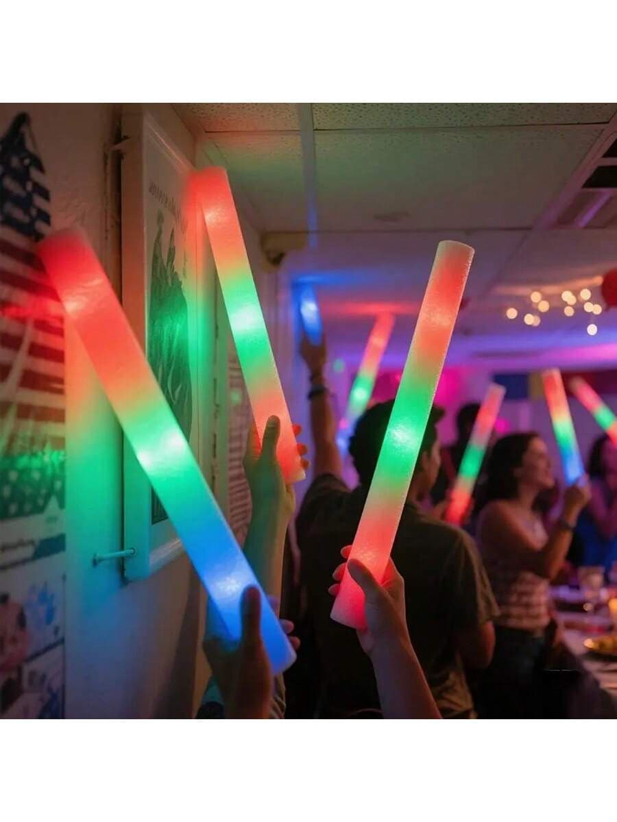 Foam Glow Sticks Vibrant Elect - Flashing Led Foam Sticks Party recension och pris