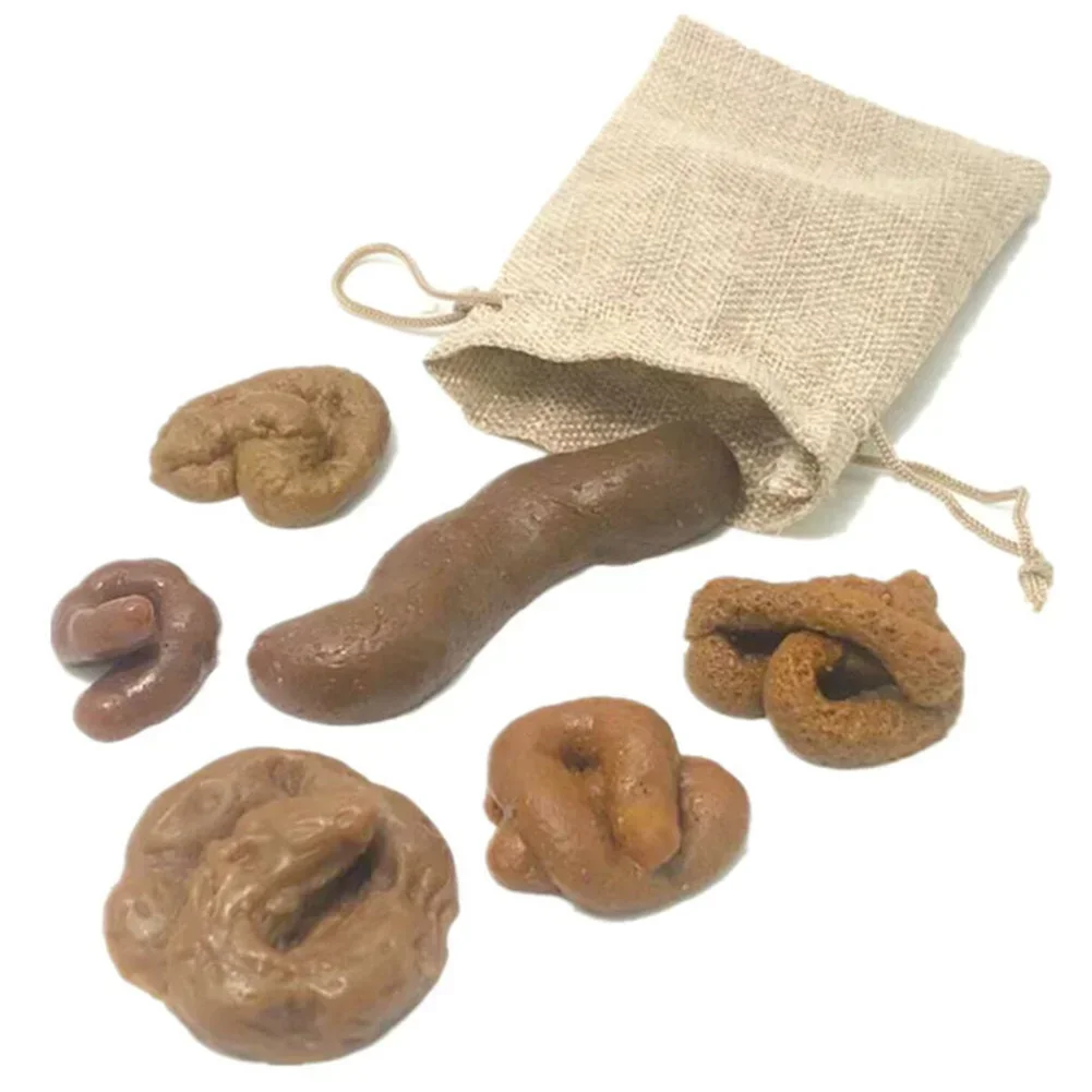 6pcs Realistic Fake Dog Poop P - Fake Poop Gag Gift recension och pris