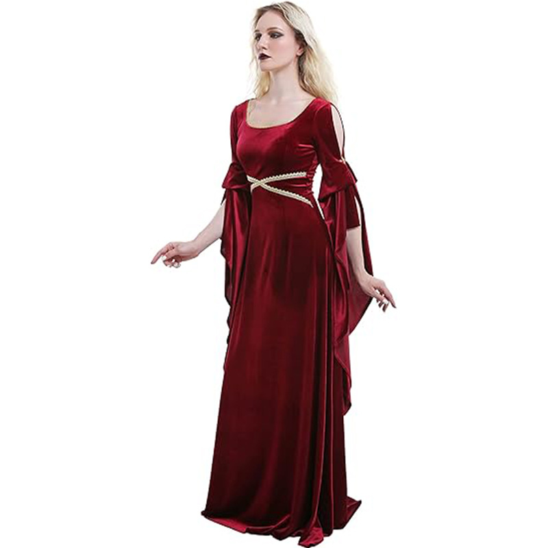 Women Medieval Dress Red Queen - Medieval Renaissance Dress Women recension och pris