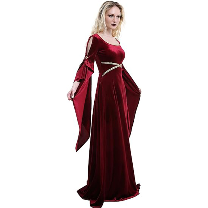 Women Medieval Dress Red Queen - Medieval Renaissance Dress Women recension och pris