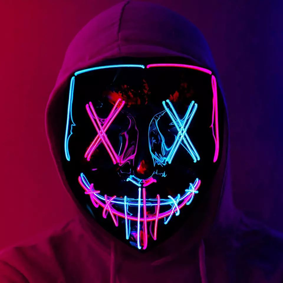LED Light up Mask for Hallowee - Led Purge Mask Halloween recension och pris