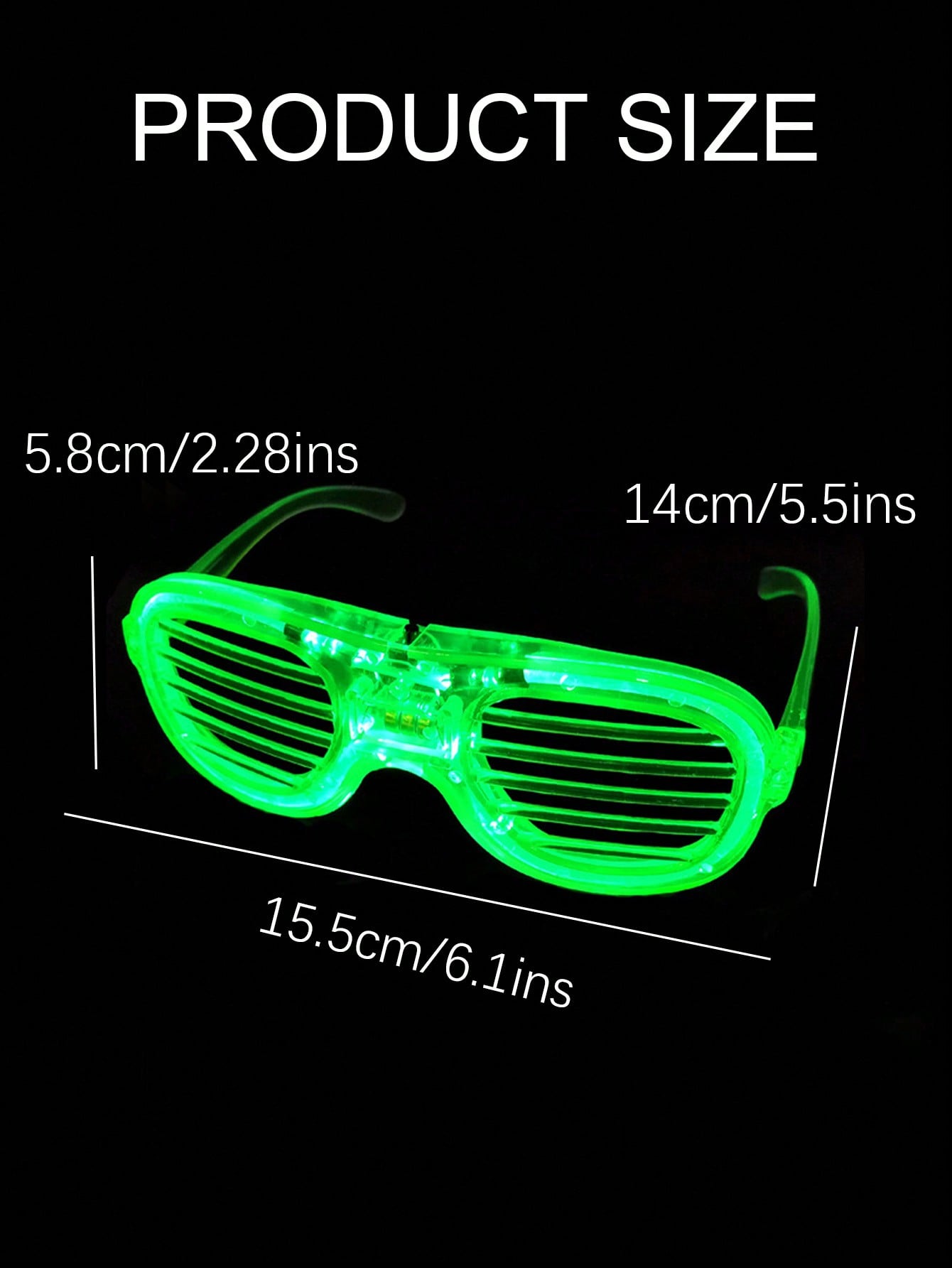 5/10pcs Led Light Up Glasses G - Glow In The Dark Party Glasses recension och pris