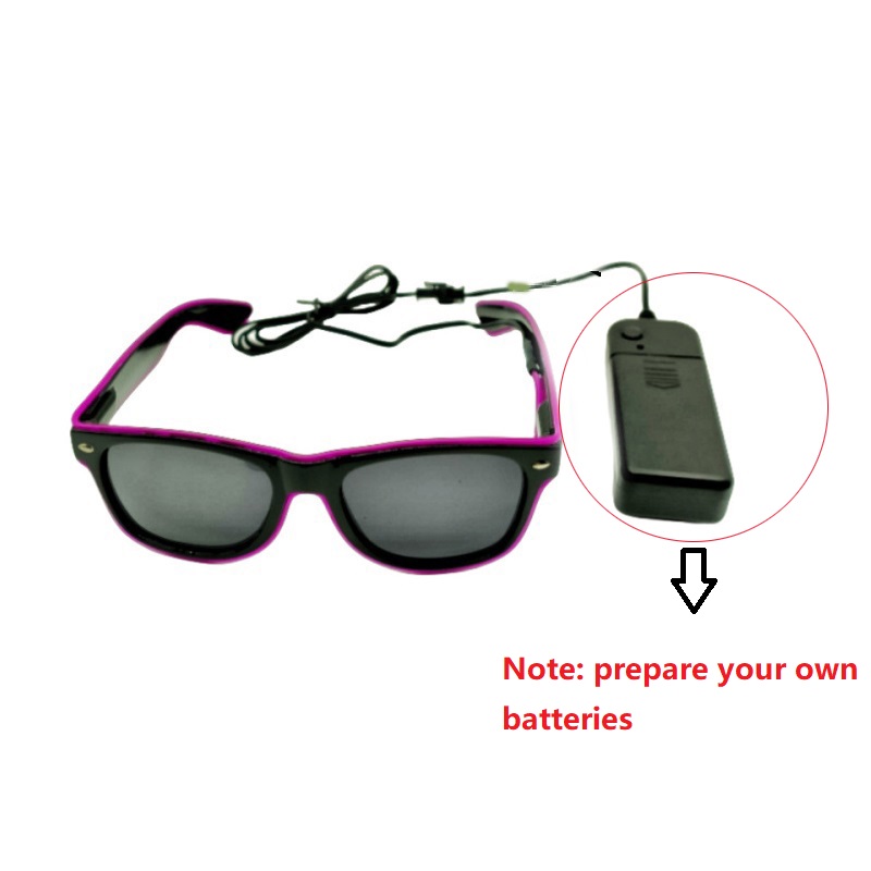 NEW Led Glasses Lights Rave Pa - Glow In The Dark Party Glasses recension och pris