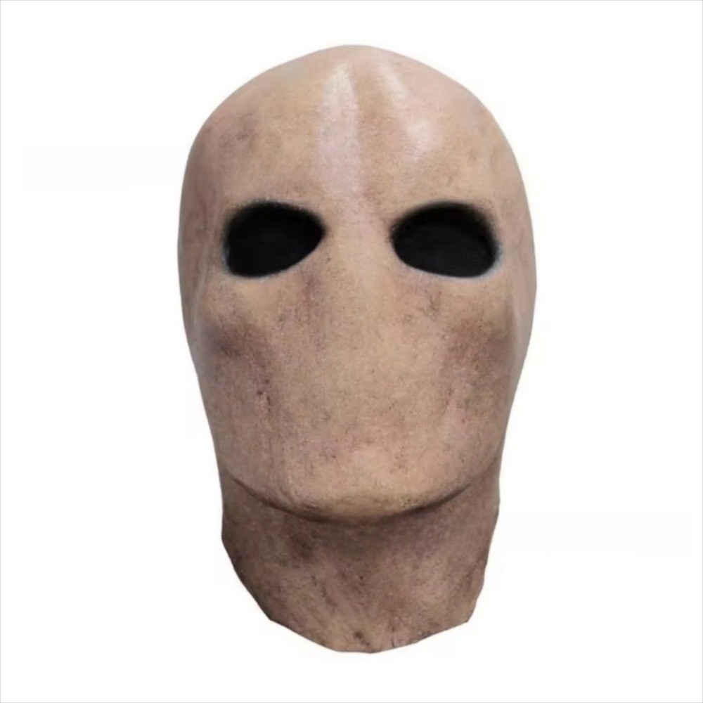 Faceless Man Halloween Slender - Latex Alien Mask Realistic recension och pris