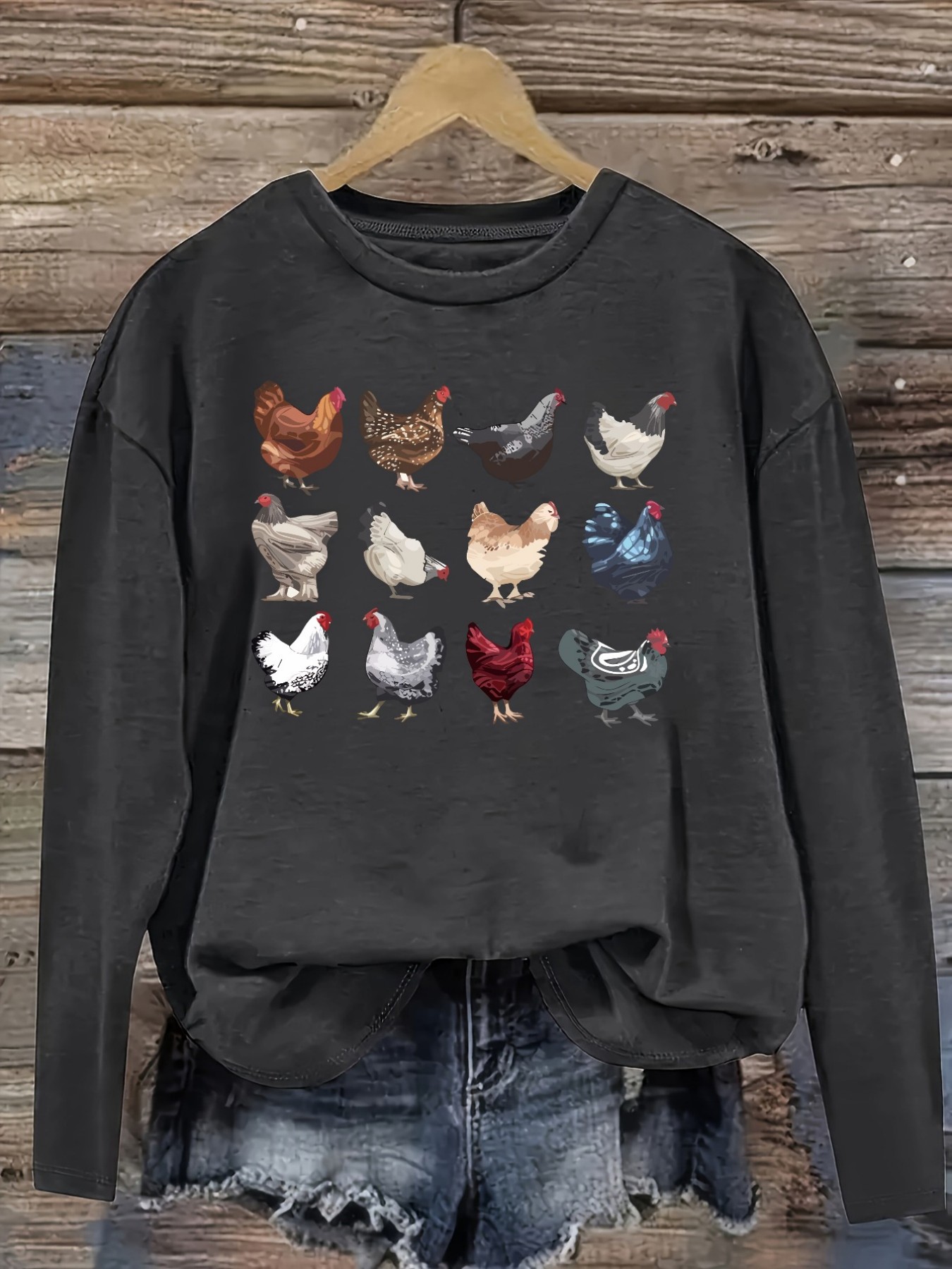 Women's Casual Long Sleeve Cre - Costumes recension och pris