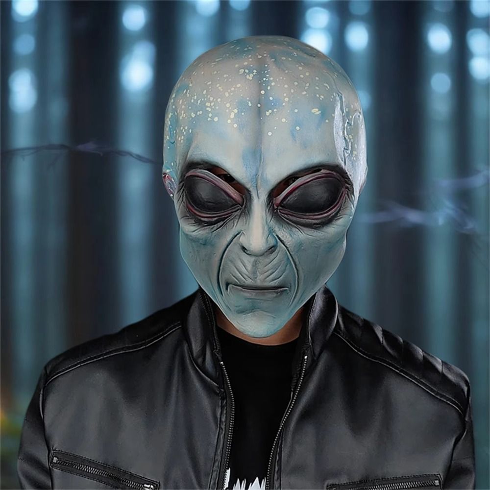 Latex Material Alien Mask Full - Latex Alien Mask Realistic recension och pris
