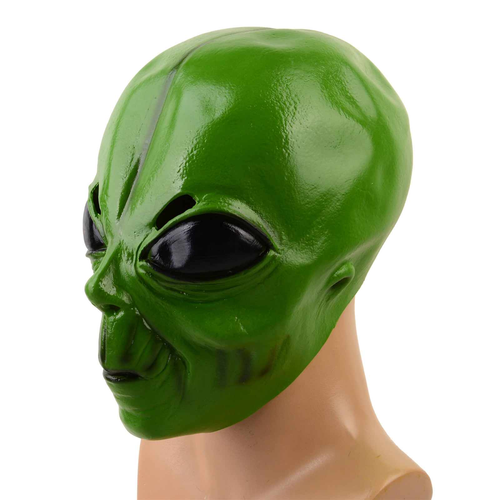 1pc Realistic Latex Green Alie - Latex Alien Mask Realistic recension och pris