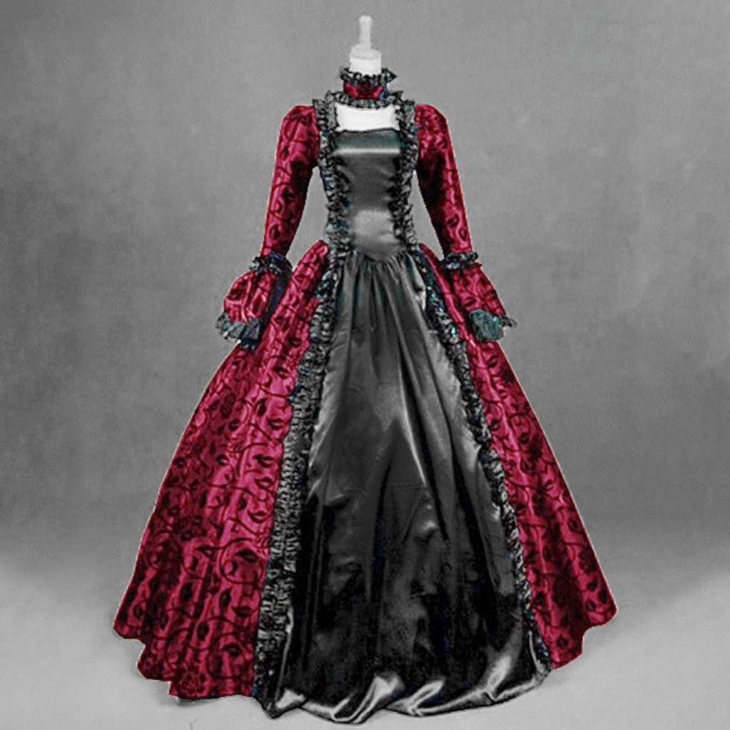 Women Vintage Exquisite Dress  - Medieval Renaissance Dress Women recension och pris
