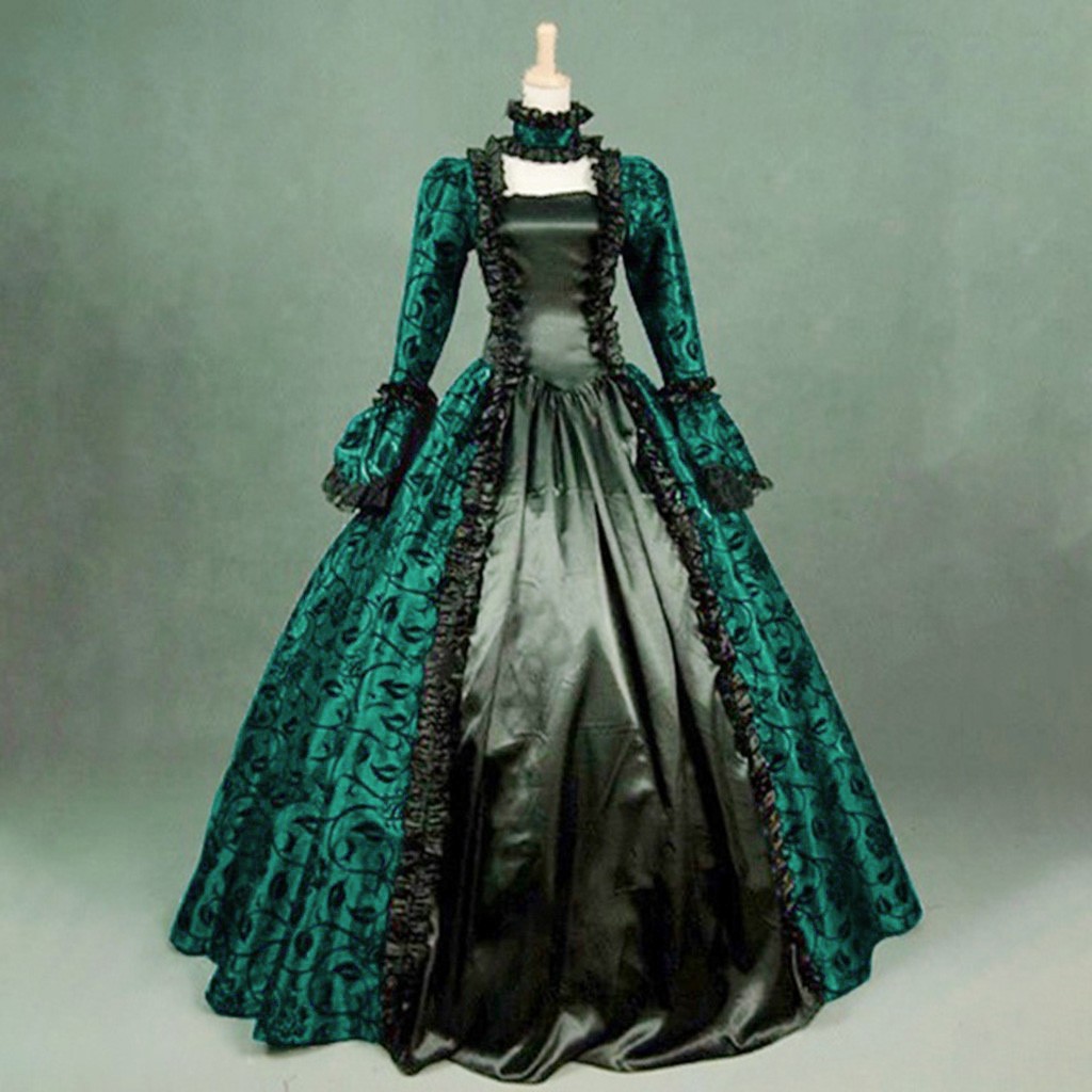 Women Vintage Exquisite Dress  - Medieval Renaissance Dress Women recension och pris
