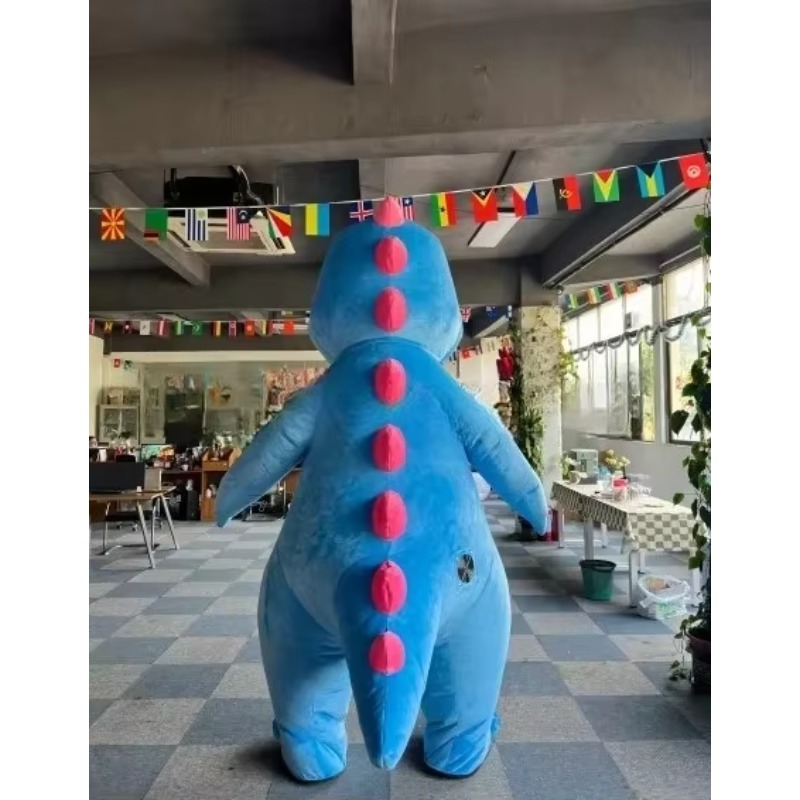 2m/2.6m Inflatable Blue Dragon - Inflatable Dinosaur Costume Adult recension och pris
