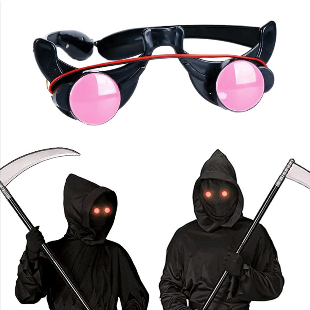 Halloween Horror Red Eye Glass - Glow In The Dark Party Glasses recension och pris