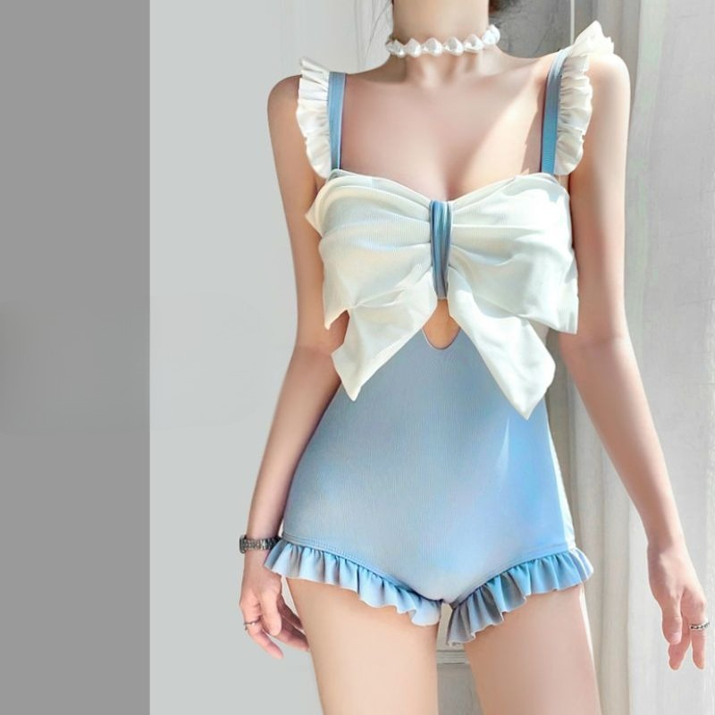 Cute Bowknot Detail Swimwear L - Costumes recension och pris