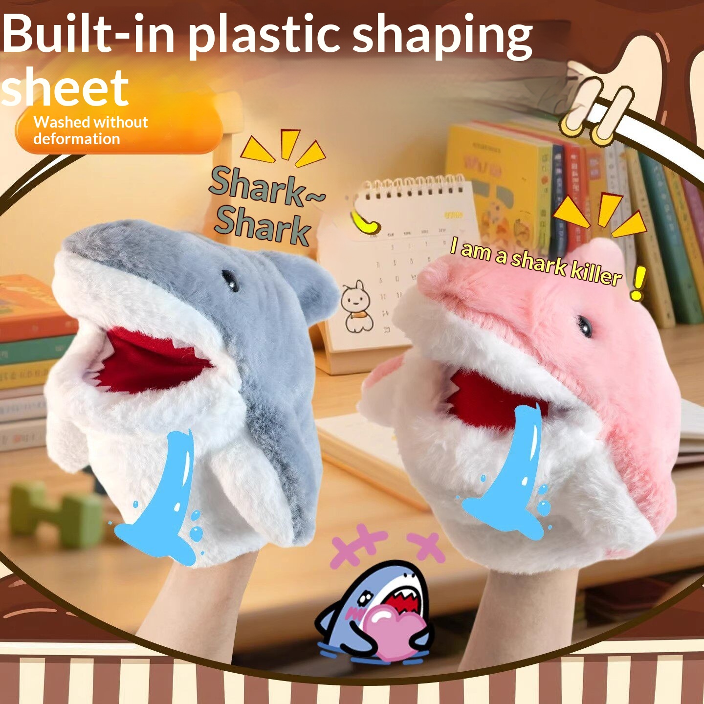 Shark Hand Puppet Plush Shark  - Prank Toys recension och pris