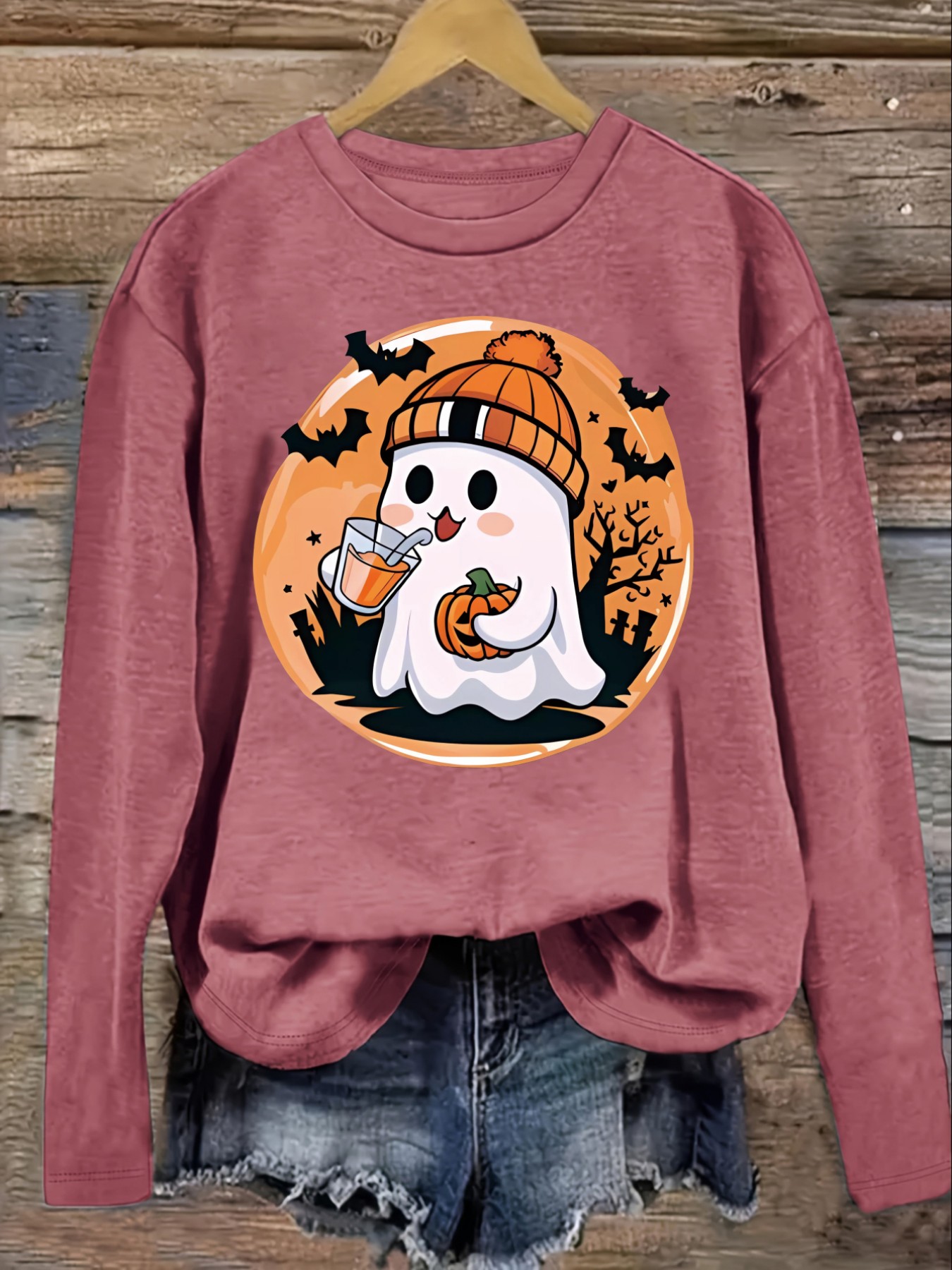 Women's Casual Long Sleeve Cre - Costumes recension och pris