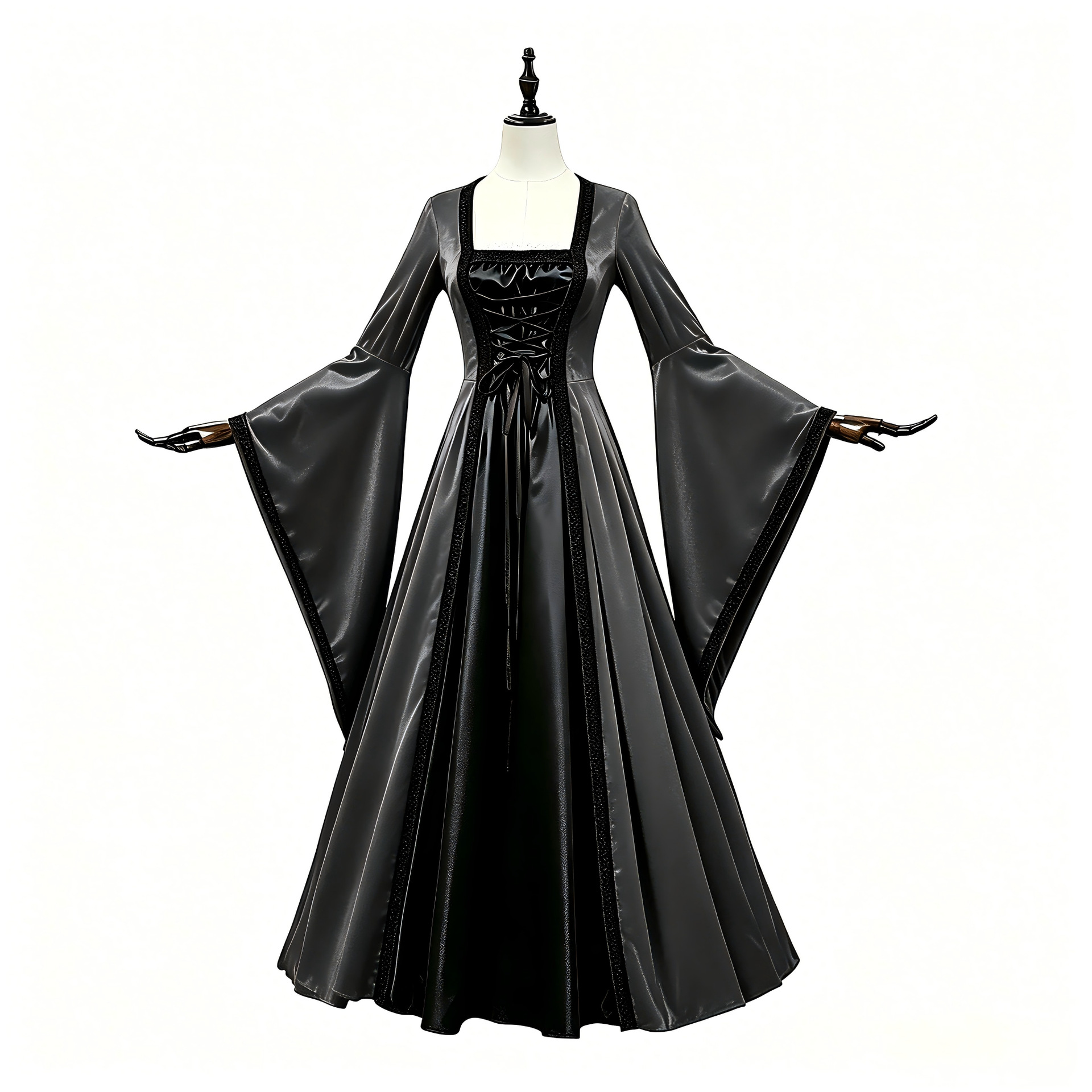 Halloween vintage corset dress - Medieval Renaissance Dress Women recension och pris