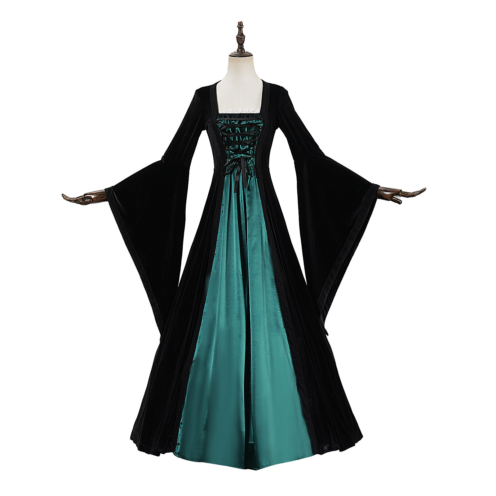 Halloween vintage corset dress - Medieval Renaissance Dress Women recension och pris