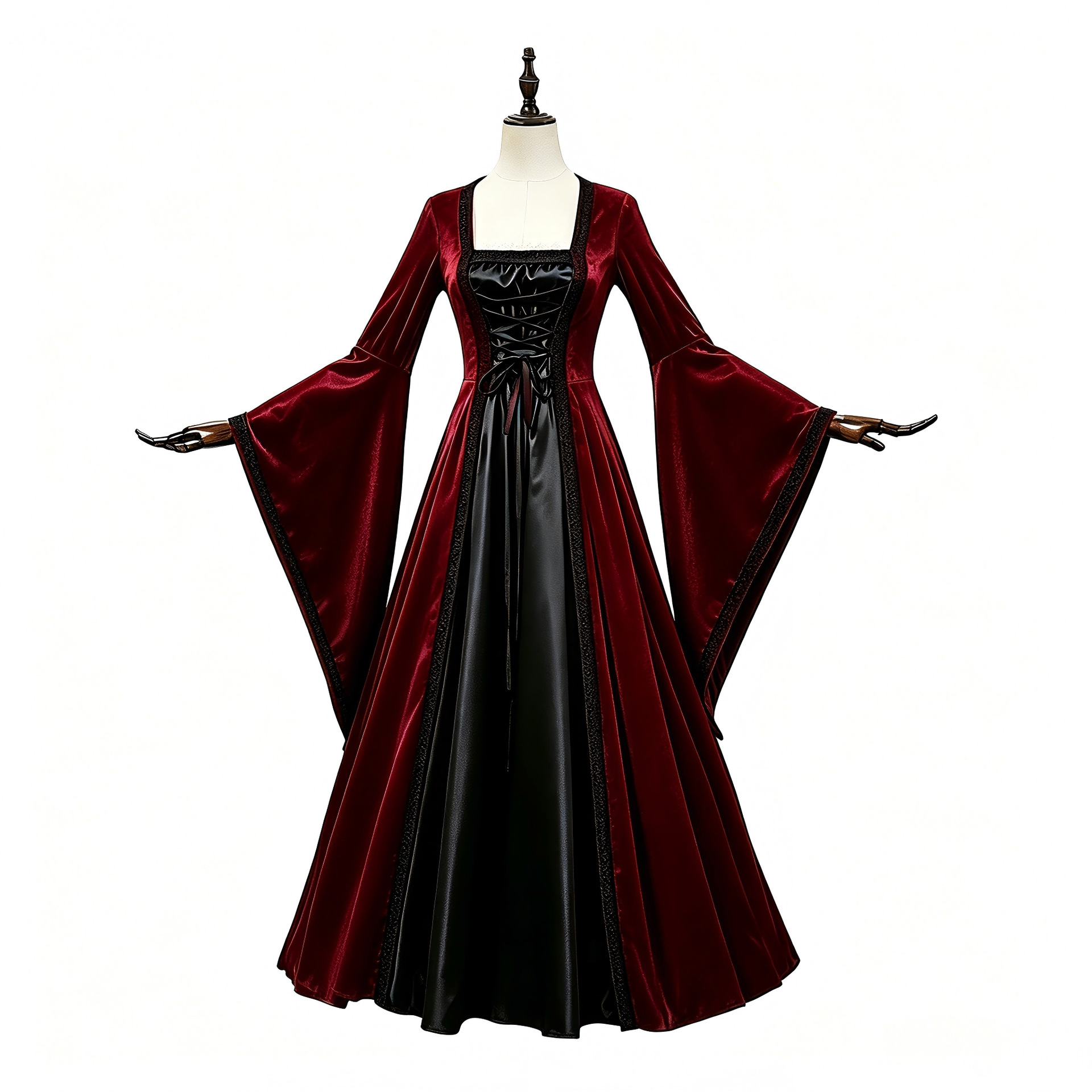 Halloween vintage corset dress - Medieval Renaissance Dress Women recension och pris