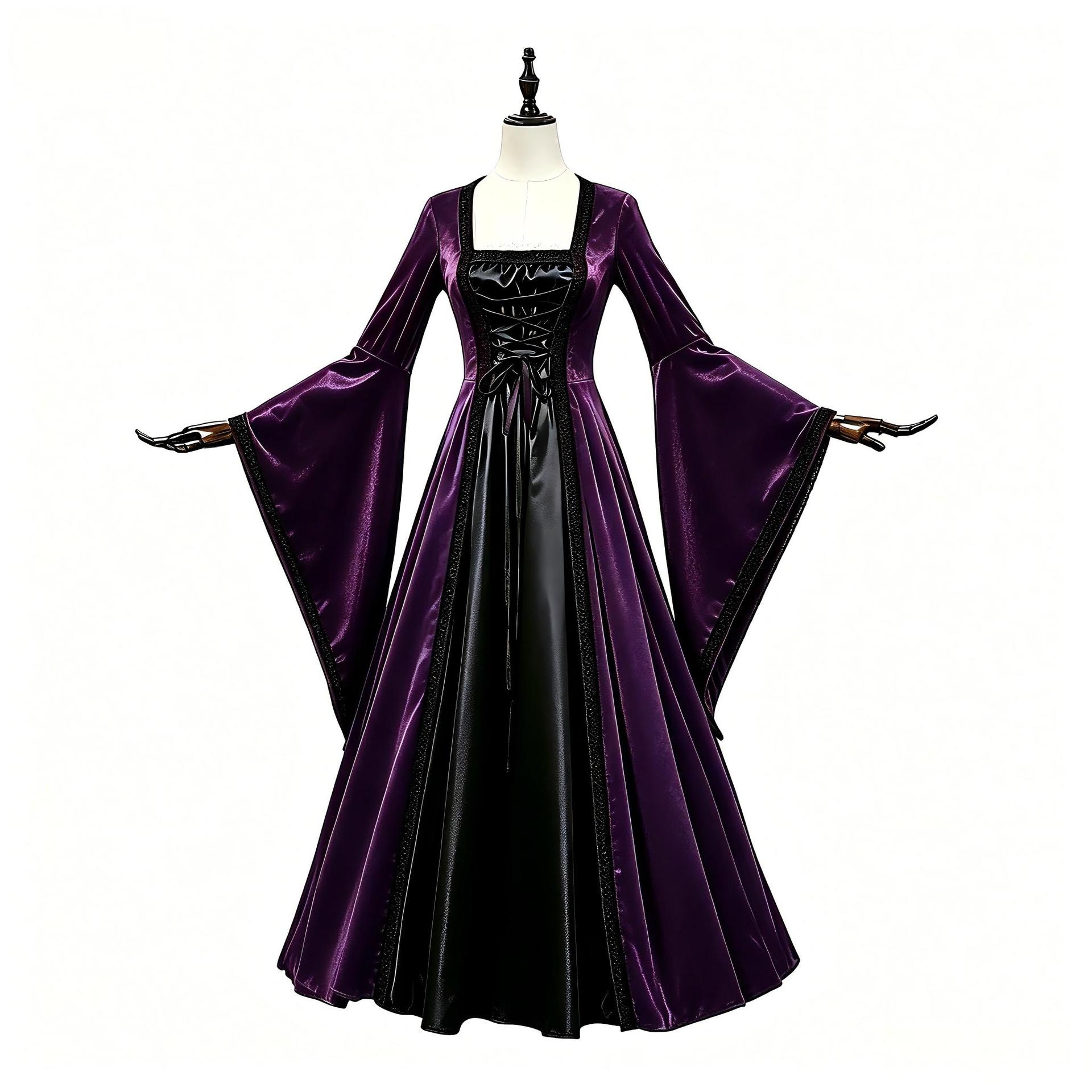 Halloween vintage corset dress - Medieval Renaissance Dress Women recension och pris