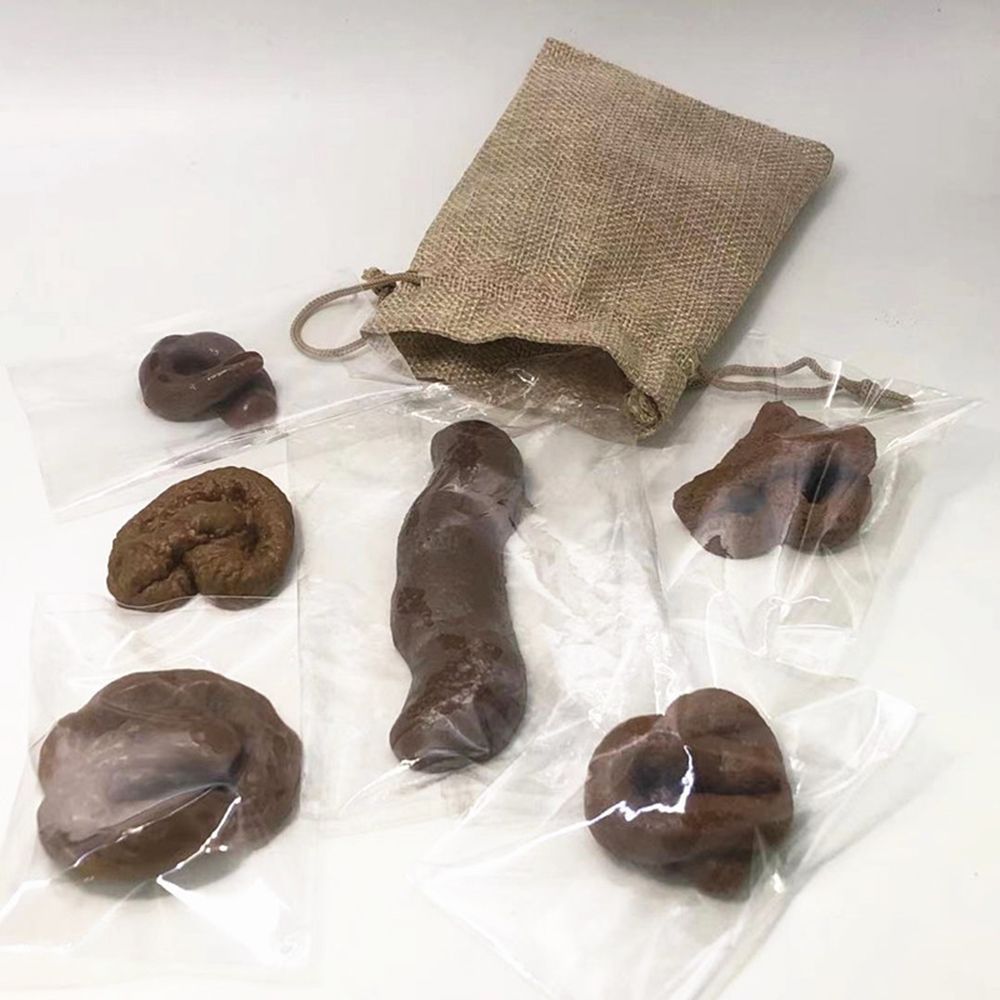 6Pcs Turd Tricky  Gadget Squis - Fake Poop Gag Gift recension och pris